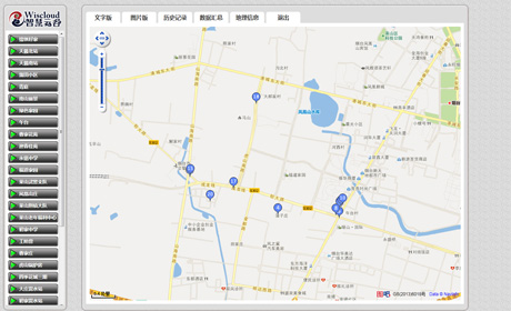 远程节能控制系统地理位置信息